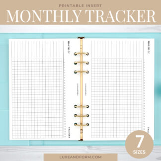 Monthly Tracker (#014)